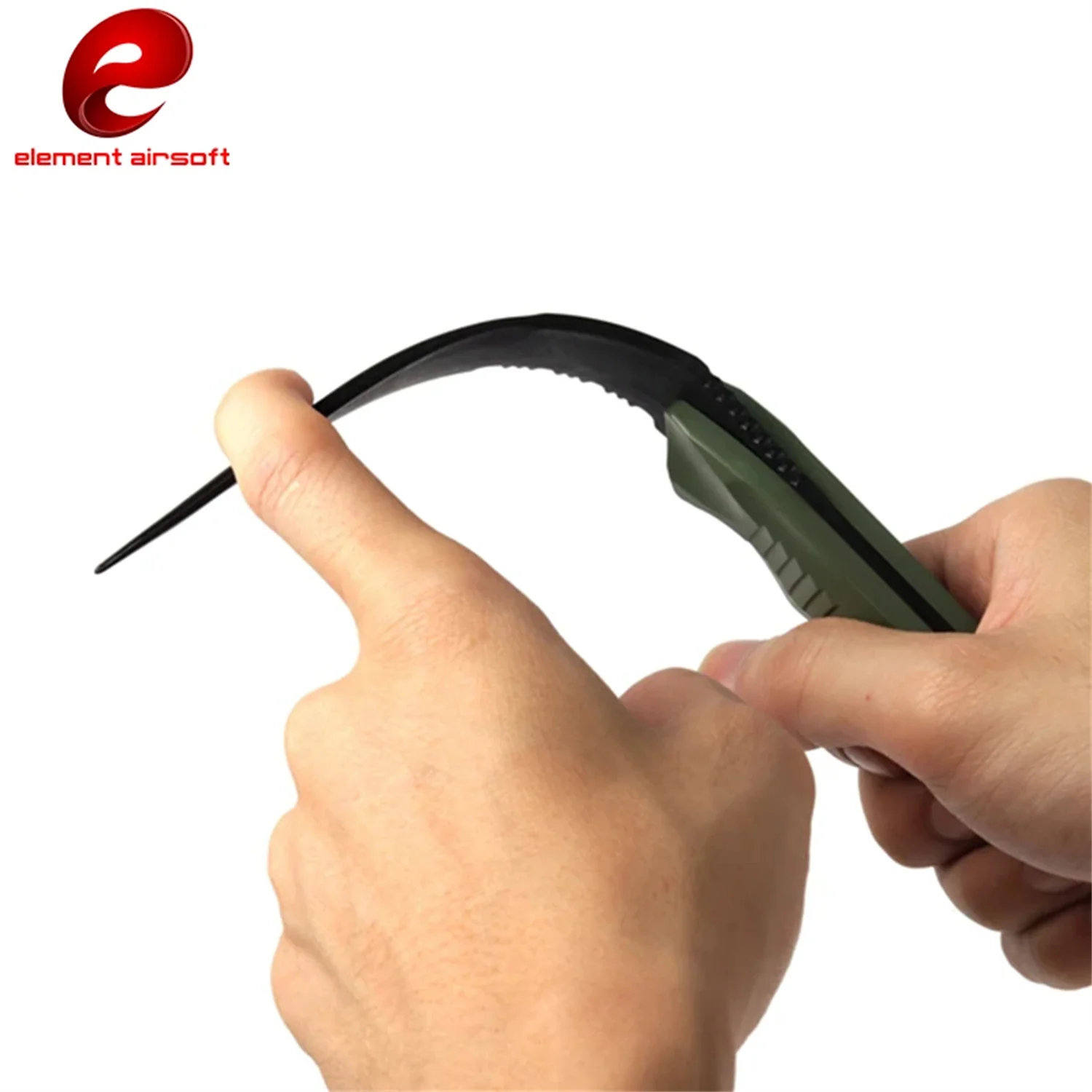 Cuchillo táctico goma entrenamiento con funda CS - imagen 4