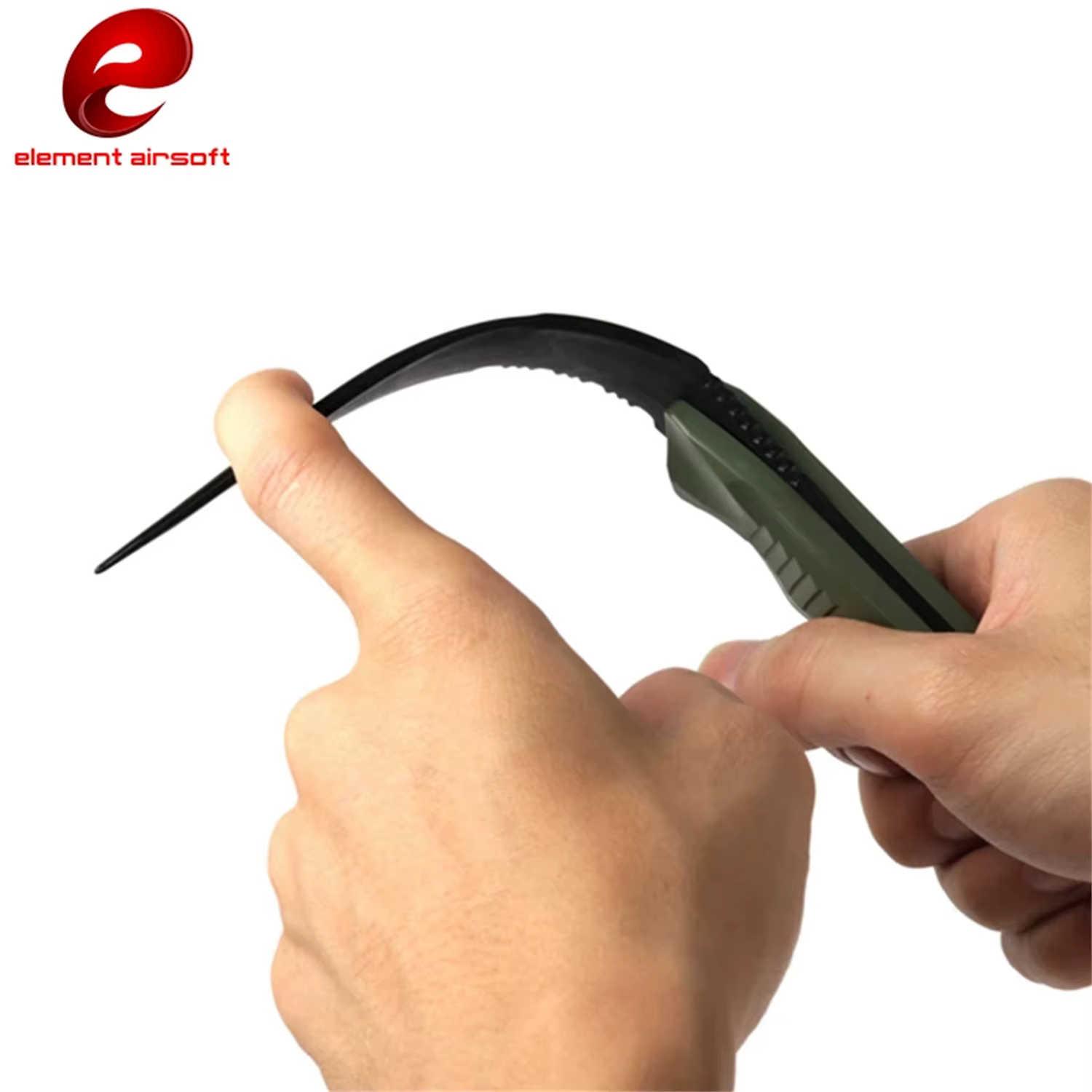 Cuchillo táctico goma entrenamiento con funda CS - imagen 4