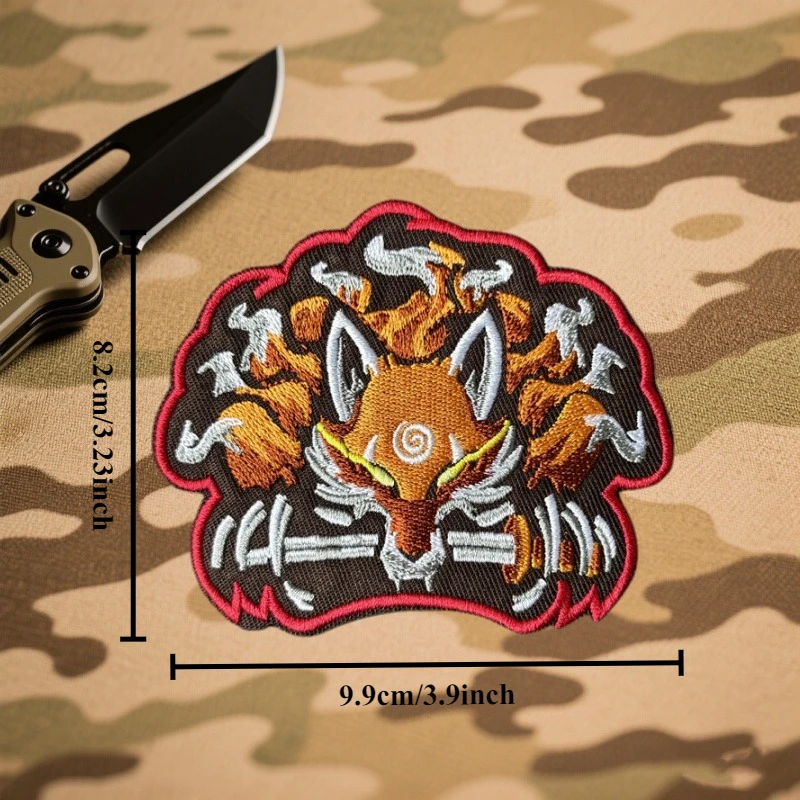 Parche táctico con bordado de animales para ropa, insignia de moral, parches militares, pegatinas para mochila, brazalete - imagen 5