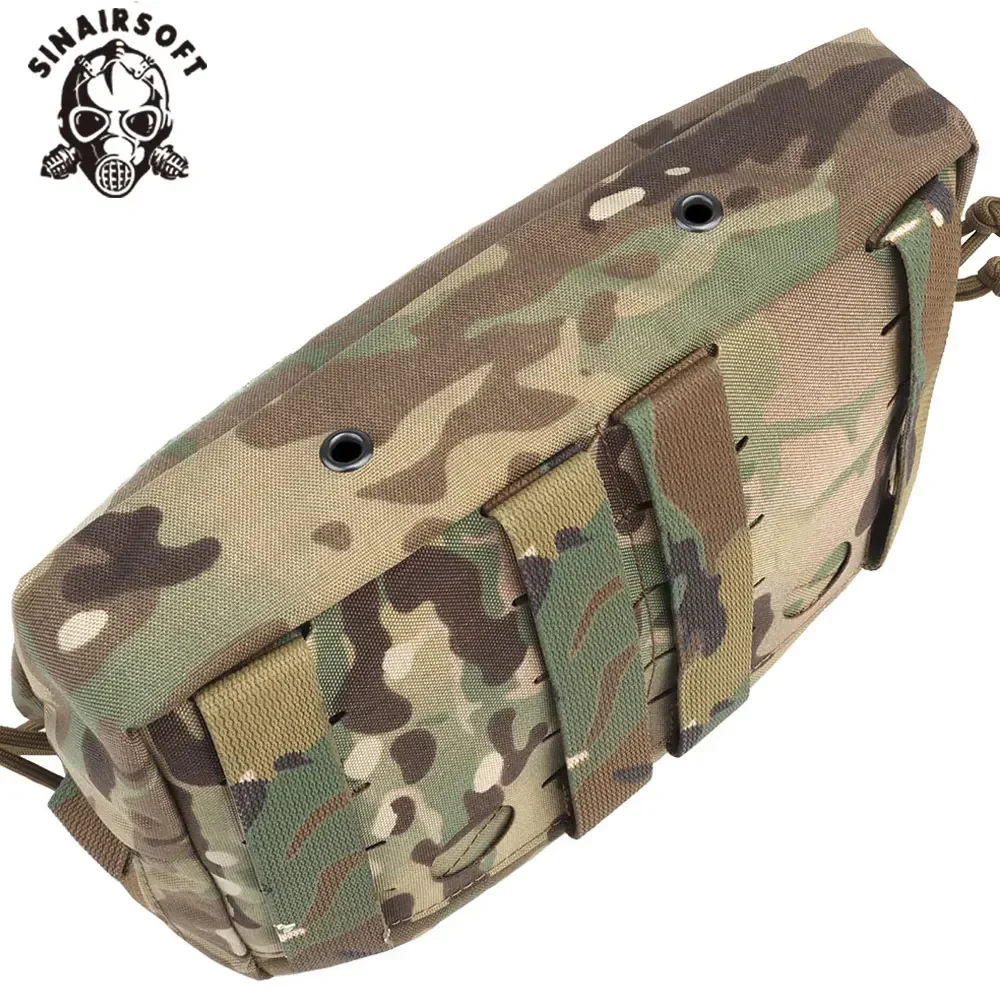 Bolsa táctica táctica estilo SS CCS GP, sistema de montaje MOLLE, bolsa de almacenamiento de utilidad con doble cremallera para caza con placa de chasis MKV - imagen 4