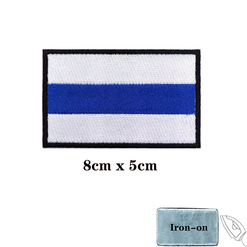 Brazalete con bandera de la República de Bielorrusia, parche bordado con lazo de gancho, insignia bordada con plancha, raya Moral militar - imagen 2