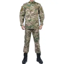 Uniforme táctico camuflado resistente para caza y pesca