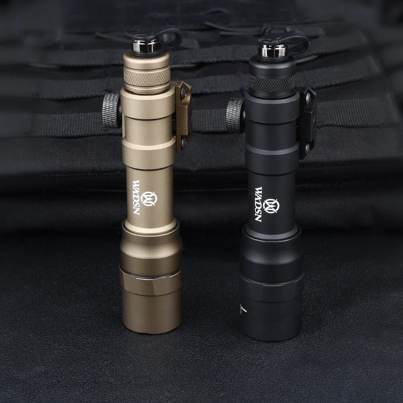 WADSN-linterna táctica SF M600 M600DF, lámpara blanca de 1400 lúmenes, arma de caza de alta potencia, luz de explorador, ajuste de riel Picatinny de 20MM - imagen 4