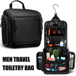 Neceser de viaje impermeable con gancho giratorio – Organizador tocador unisex
