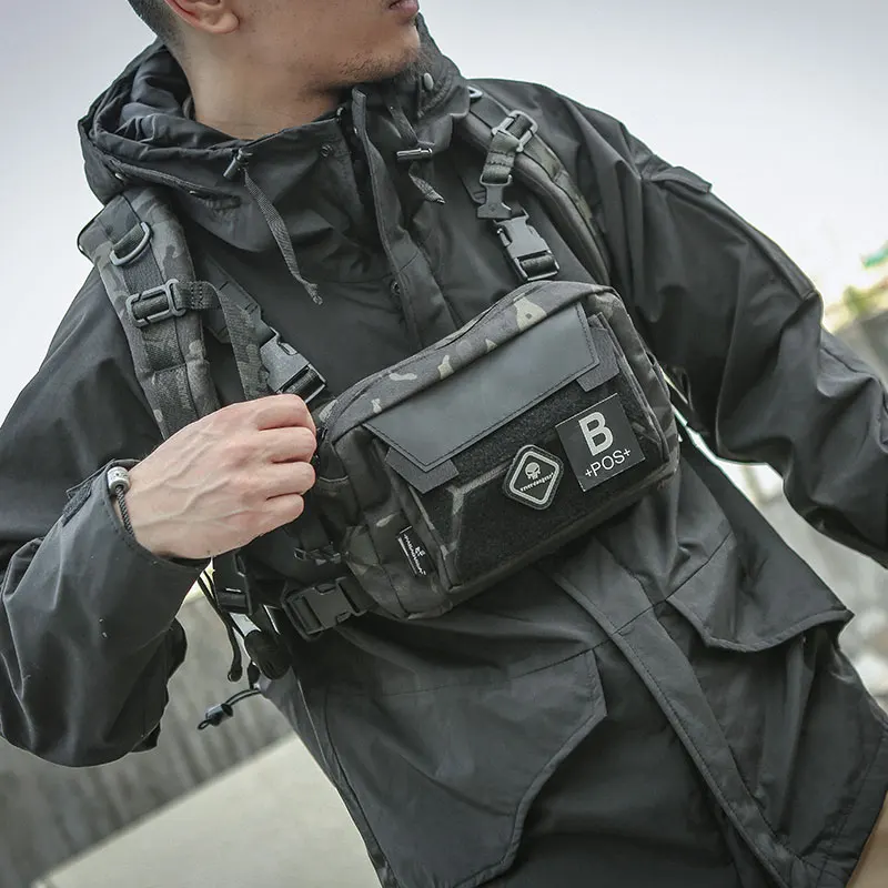 PAZAGUILA-bolsa táctica de reconocimiento de pecho, bolsa de acción TORANTAR, Panel de utilidad, equipo de herramientas EDC, Airsoft, caza, senderismo, deportes al aire libre, nailon - imagen 4