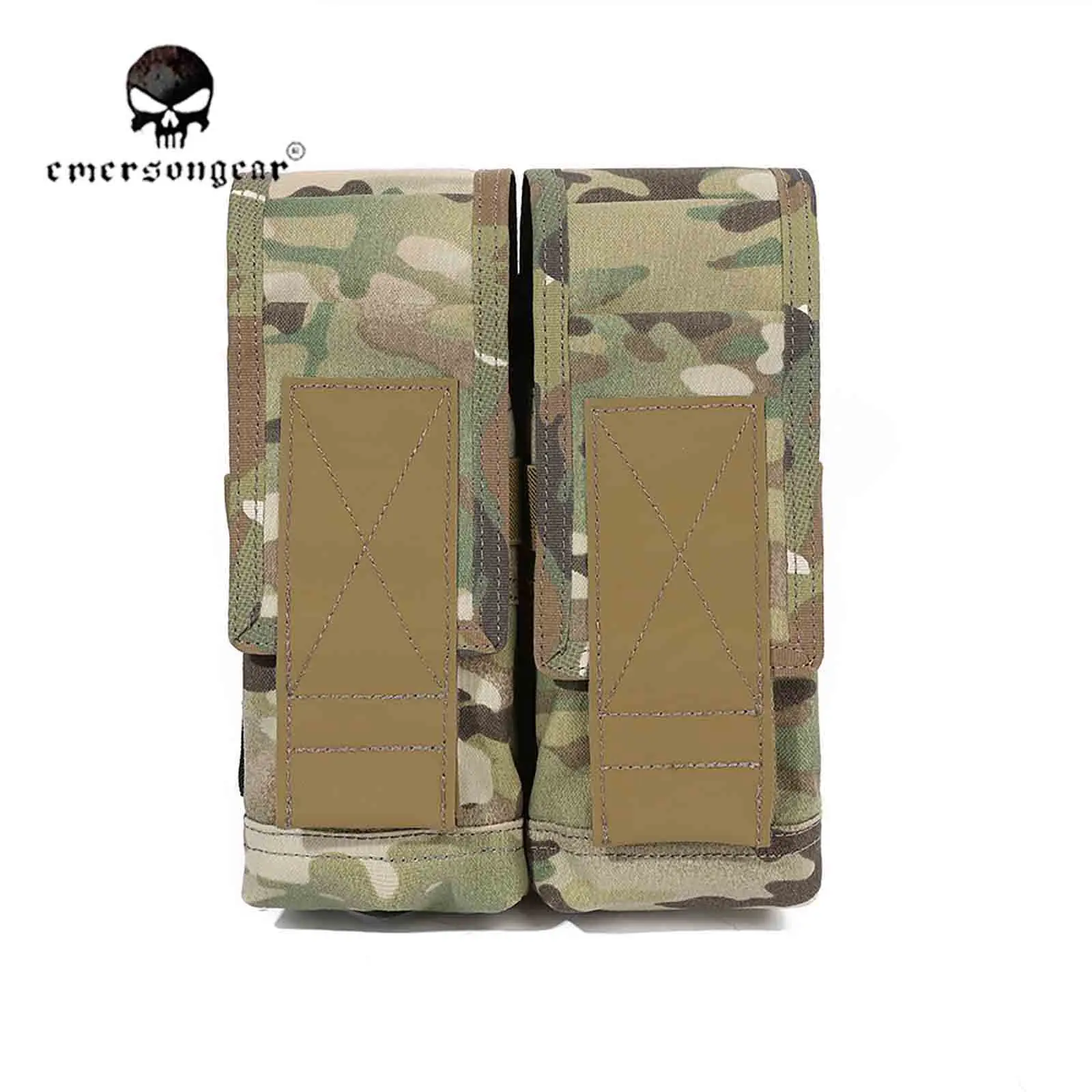Emerson-bolsa táctica doble para revista, para AK Airsoft, caza, deportes de combate, nailon em6411 7,62 - imagen 3