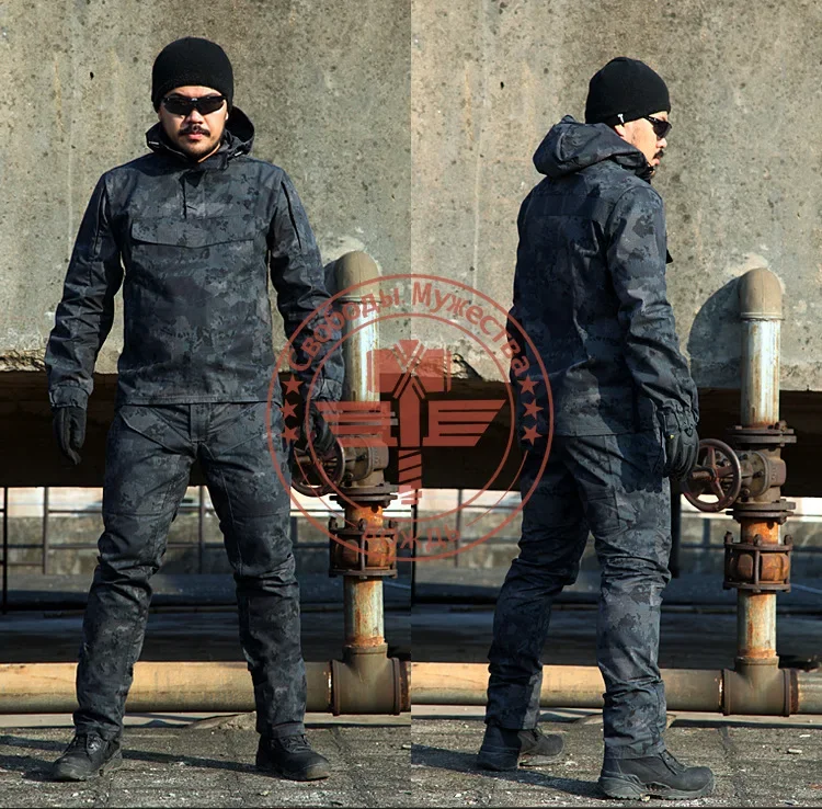 Traje táctico BDU Frog Ghillie para hombre, ropa de caza, Camuflaje, deportes al aire libre, entrenamiento, senderismo, uniforme de combate, conjunto de chaqueta y pantalones - imagen 2