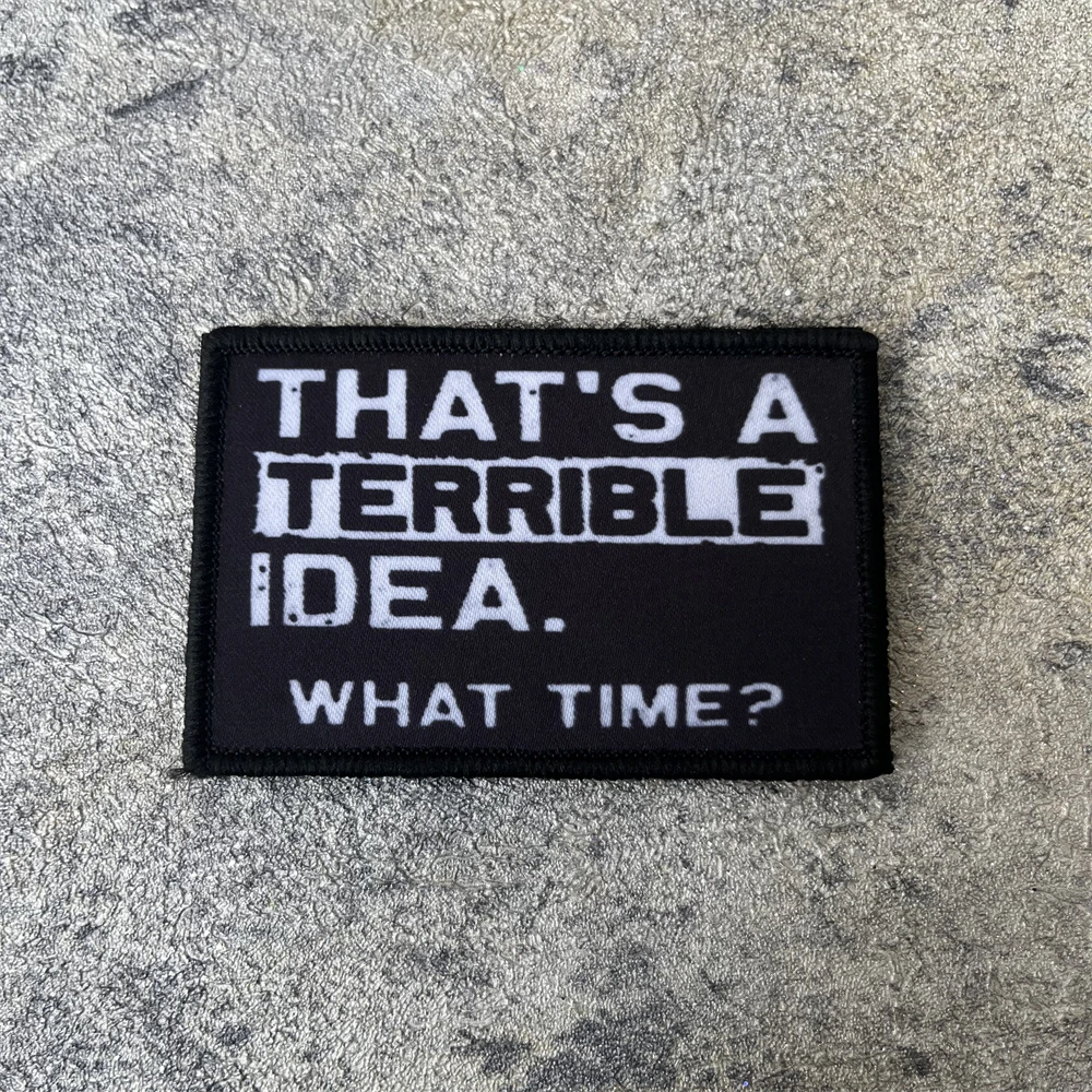 ¿QUAT TIME? Parches impresos de gancho y bucle para ropa, insignia táctica, brazalete del ejército militar, mochila, pegatina decorativa - imagen 5