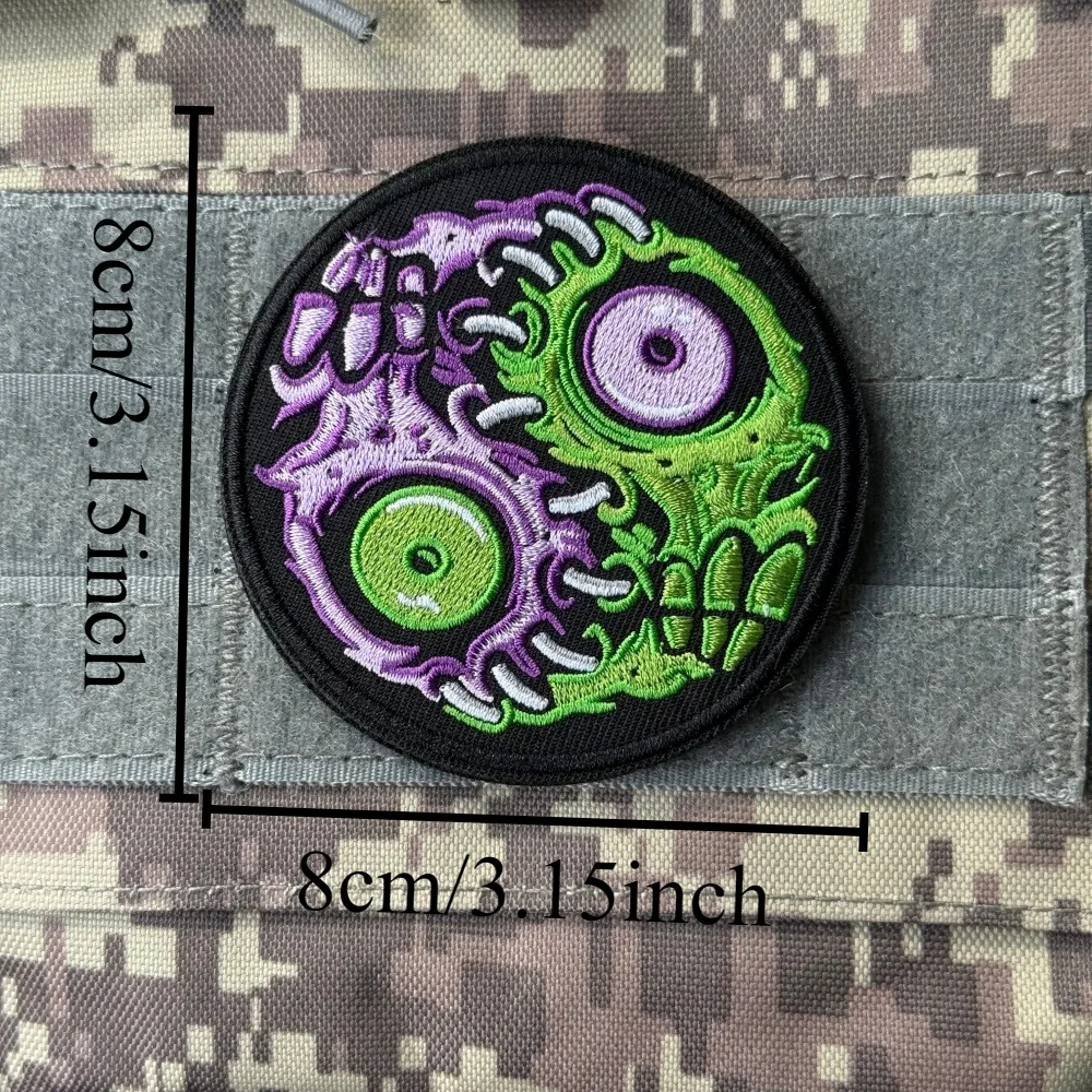 Parche táctico bordado de morale militar con velcro para ropa - imagen 4