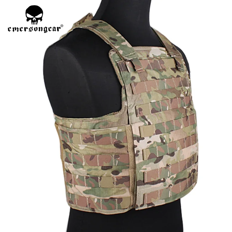Emersongear-Chaleco táctico estilo PROTECH, armadura corporal Airsoft con sello azul marino, portador de placa de caza Molle, equipo protector de nailon EM2983 - imagen 2
