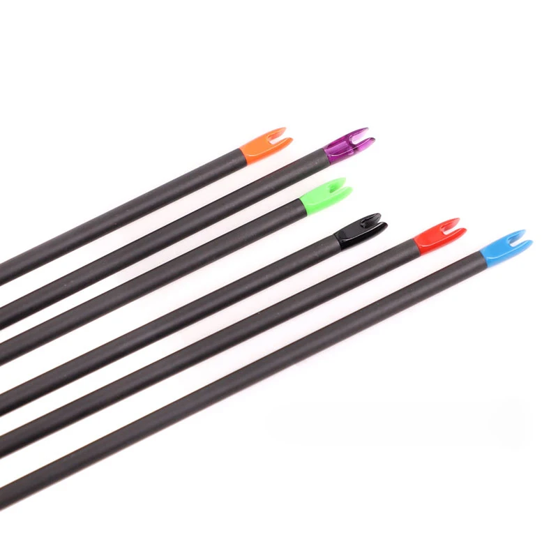 Punta de flecha de fibra de carbono, accesorio de bricolaje, tamaño S ID, 4,2mm, 24 unidades - imagen 5