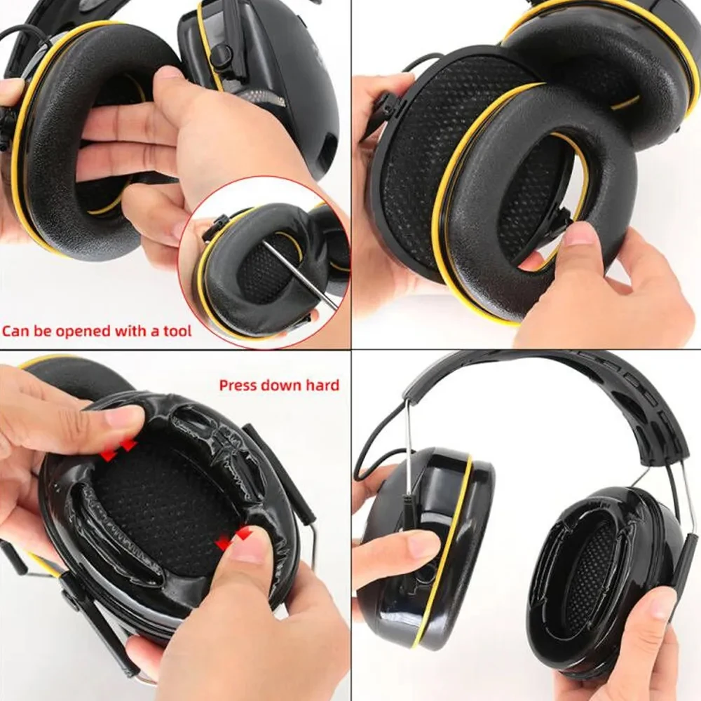 Orejeras electrónicas de Gel, accesorios para auriculares tácticos Peltor, protección auditiva, orejeras para tiro, 3M - imagen 3