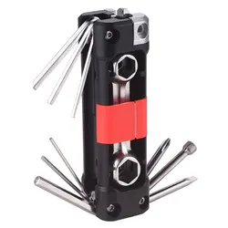 Kit reparación bicicletas EDC emergencia con llave hex y cortacadena
