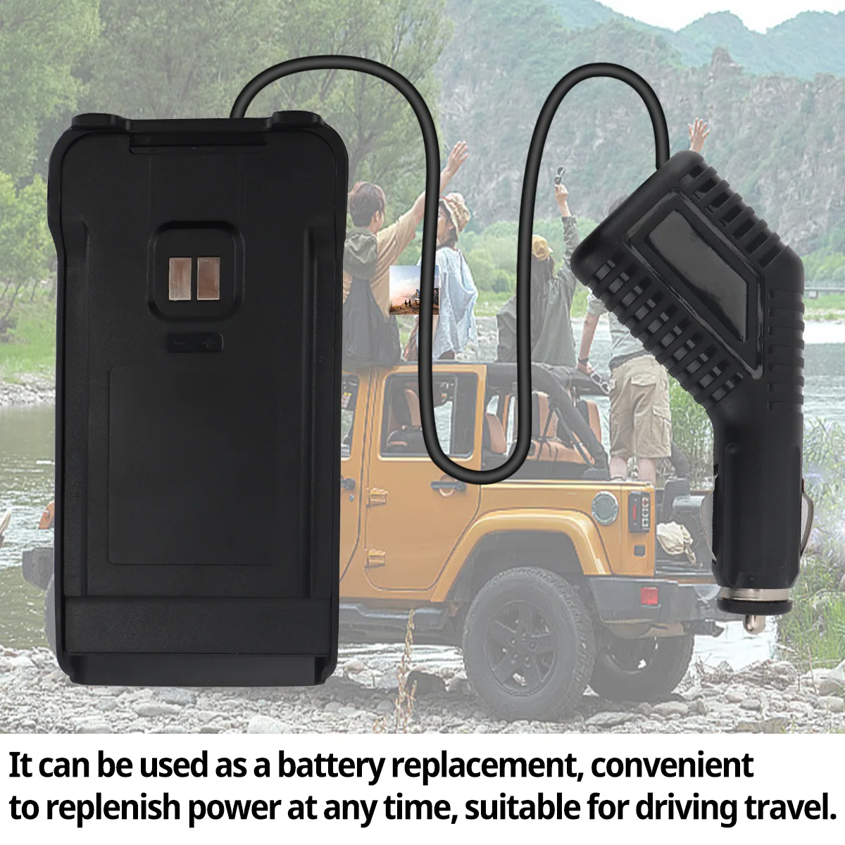 Baofeng UV-13 PRO Eliminador de batería Walkie Talkie Cargador de coche 12V BAOFENG UV-13 PRO M-13 PRO Radio bidireccional - imagen 4