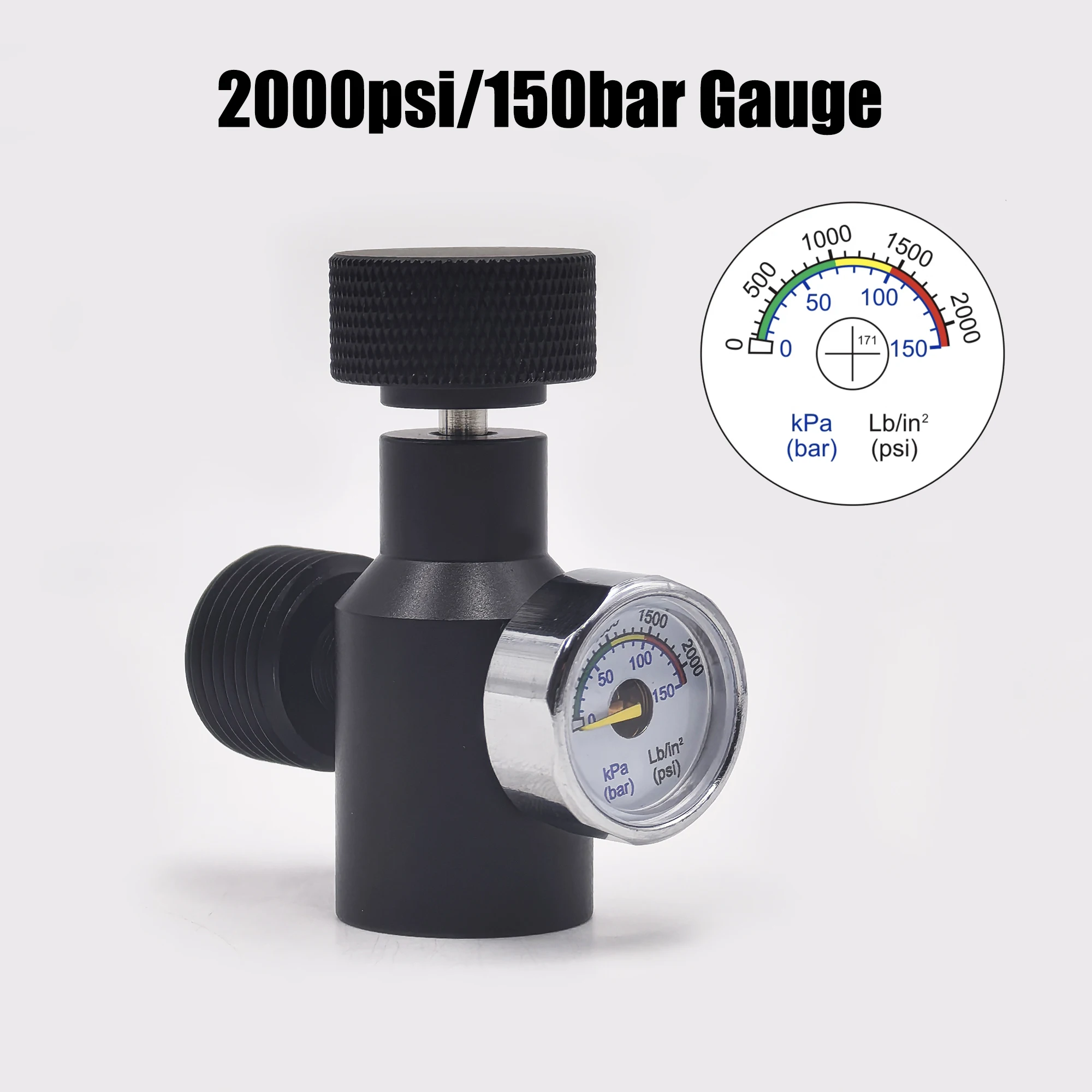 Cilindro de dióxido de carbono para agua gaseosa, adaptador de llenado de repuesto, conector de válvula, tanque, acuario, fermentación casera, Tr21-4 a W21.8-14 - imagen 4