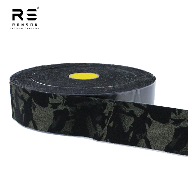 Correa de camuflaje MC con respaldo adhesivo, mochila de lana, parche fijo resistente al desgaste, correa de correas, pegatina para casco DIY - imagen 5