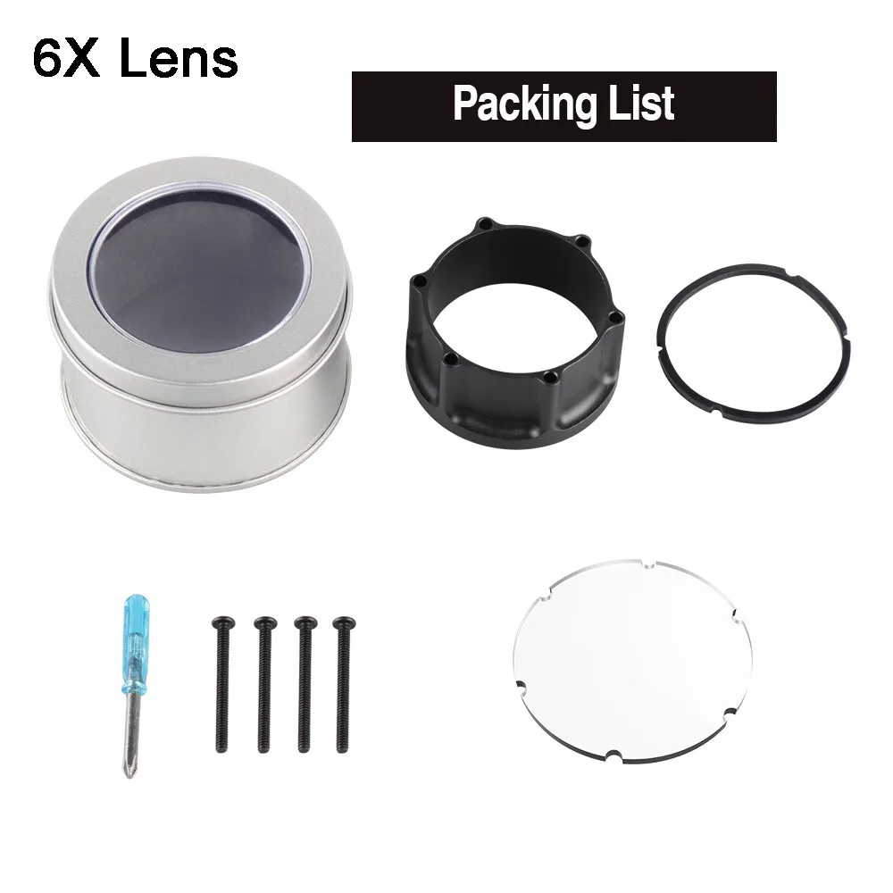 TX9610 arco compuesto vista 4/6/8X lente arco tiro con arco caza puntería varilla de fibra de carbono ajustable 1 Pin arco vista - imagen 5