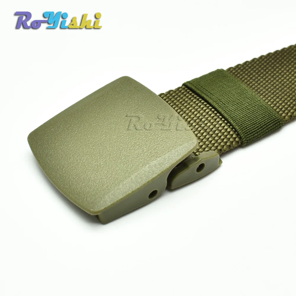 Cinturón de nailon con hebilla automática, cinturón táctico del ejército masculino, cinturones de lona de cintura militar para hombre, fajas, correa de alta calidad - imagen 3