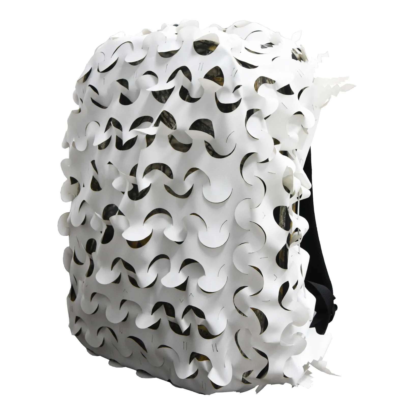 MCAP Cobertura de casco táctico 3D invierno camuflaje blanco nieve - imagen 2