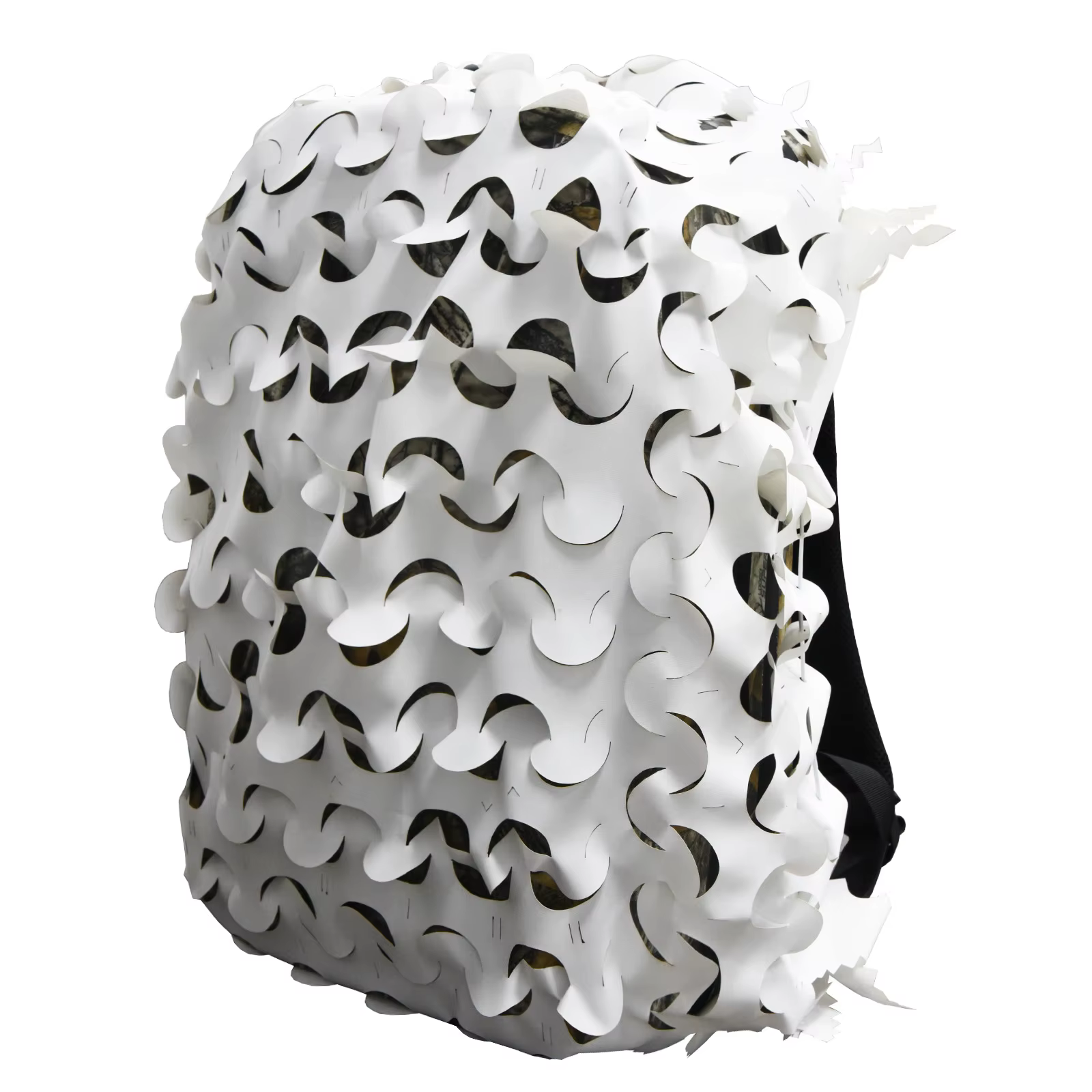 MCAP Cobertura de casco táctico 3D invierno camuflaje blanco nieve - imagen 2