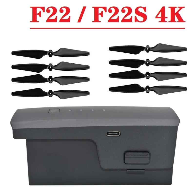 Batería y Hélice para Dron SJRC F22s, 11,1 V, 3500mAh, 4K PRO, 5G, Wifi, GPS, piezas de repuesto