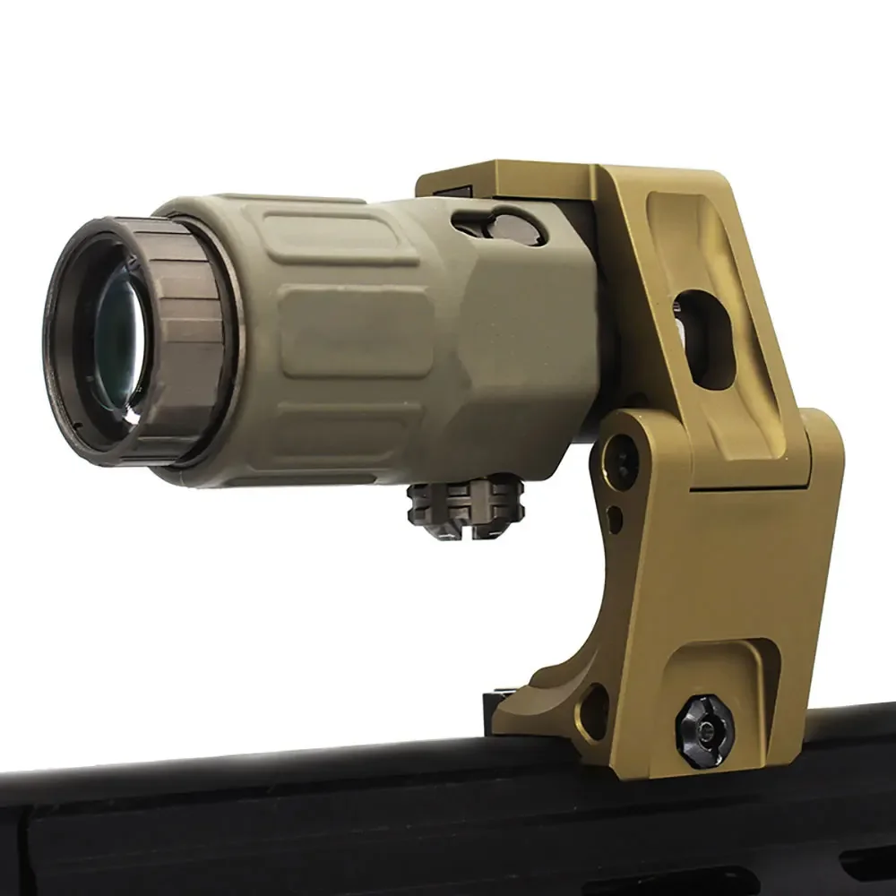 Soporte táctico 3X G33 G43 lupa Base de montaje óptica abatible hacia el centro con huella Original caza Wea-pon aluminio - imagen 2