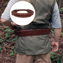 Tourbon Bandolera Cuero caza porta cartuchos y bolsillos