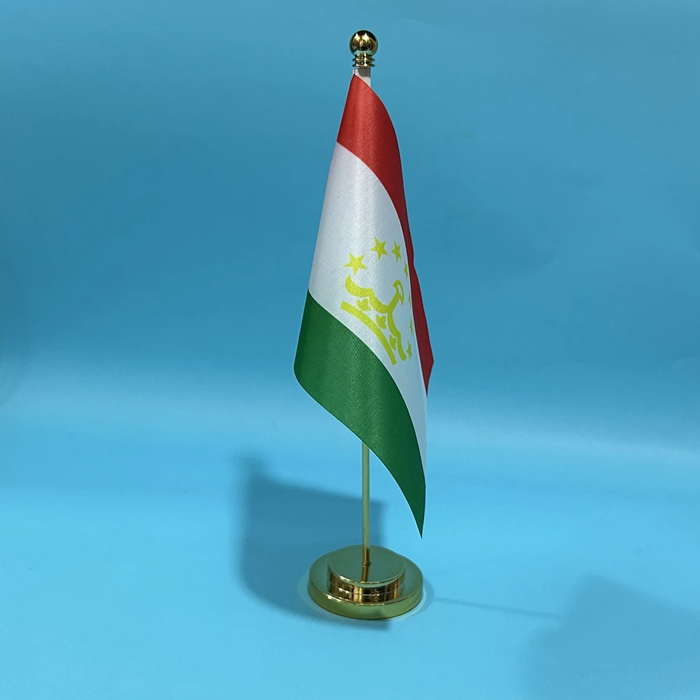 SKY FLAG bandera nacional Tayikistán de poliéster para escritorio - imagen 3