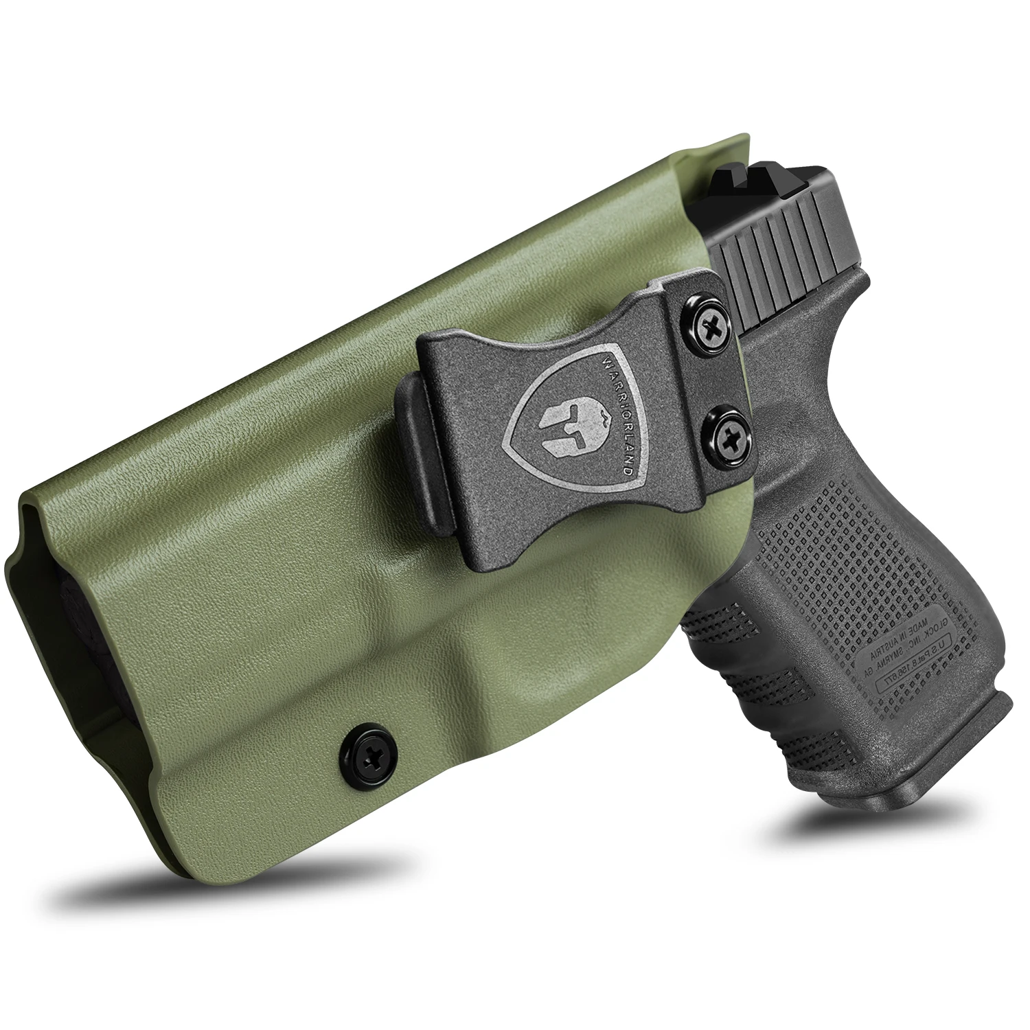 Pistoleras IWB Kydex Geen aptas para Glock 19, 19x23, 32, 45(Gen 5, 4, 3), pistolera táctica interior, funda de transporte, bolsas para pistola de mano derecha - imagen 2