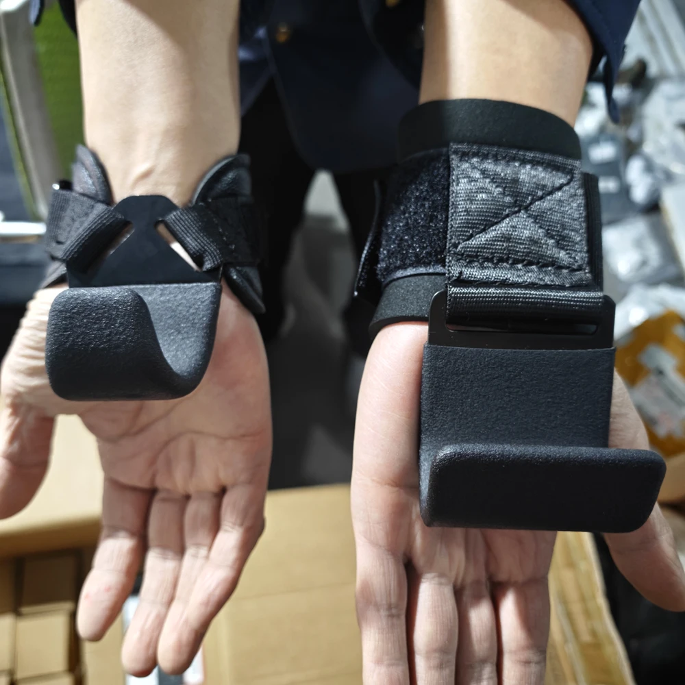 Nuevos ganchos de levantamiento de pesas, gancho de levantamiento, barra de mano, correas de muñeca para Fitness, dominadas de alta resistencia, empuñaduras de levantamiento de energía, gancho de entrenamiento acolchado - imagen 2
