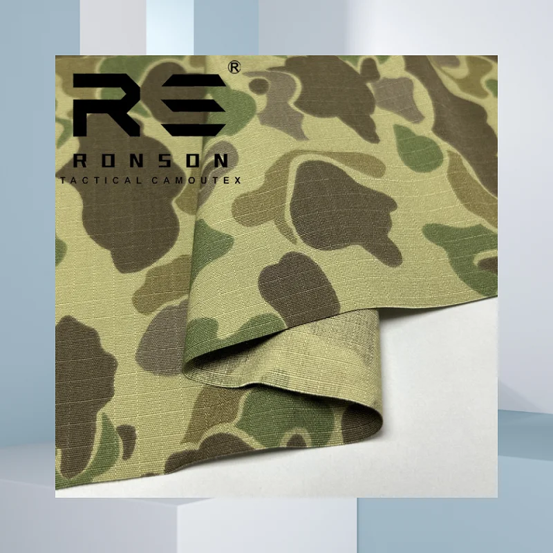 Tejido algodón nailon para ropa táctica outdoor resistente