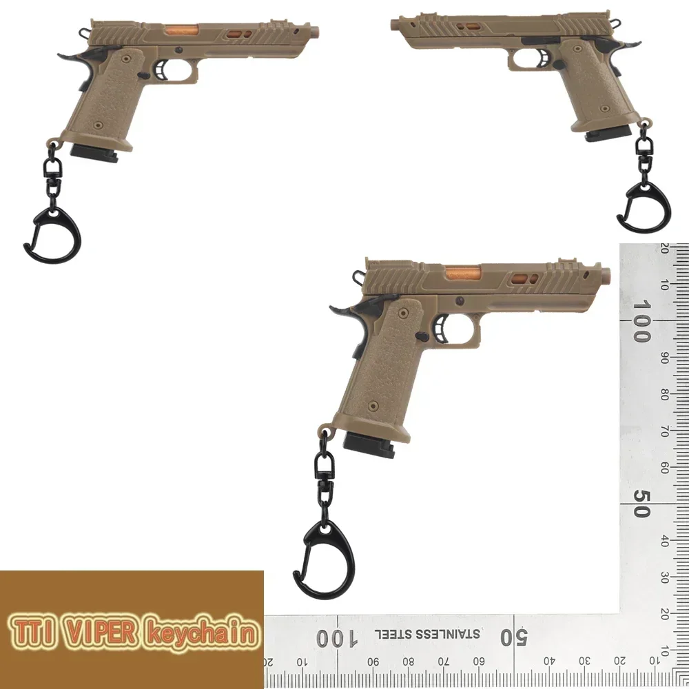 TTI G34 llavero Fidget juguete Mini pistola de plástico forma llavero táctico modelo realista pistola juguete regalo decoración Juguetes - imagen 2