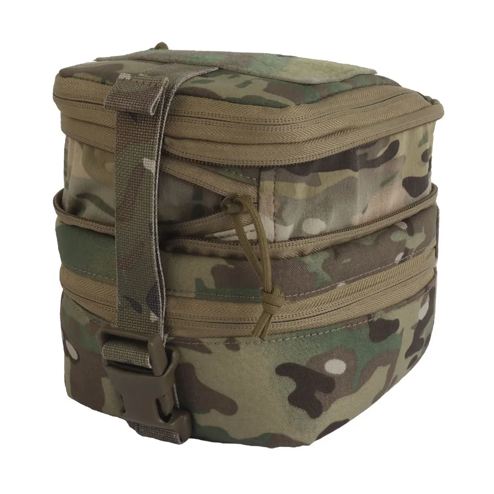 Bolsa táctica NVG Molle Binocular de doble capa, estuche de almacenamiento a prueba de golpes, bolsa de protección para gafas de visión nocturna AN/PVS31 - imagen 2