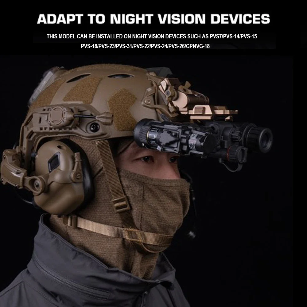 Dispositivo de visión nocturna, modelo de fusión térmica, accesorios simulados aptos para PVS7/PVS-14/PVS-15/PVS-18/PVS-23/AN/PVS-31 GPNVG-18, Cosplay de caza - imagen 5