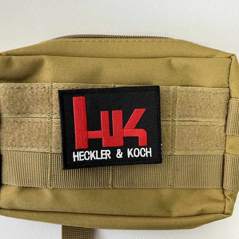 HECKLER & KOCH-insignia de moral táctica para exteriores, bordado de gancho y bucle, misteriosa personalidad de granja, ropa, pegatina de mochila - imagen 5
