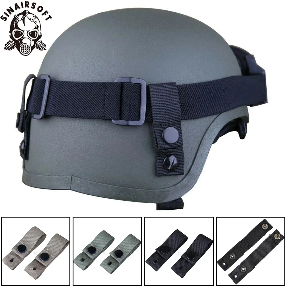 Casco táctico gafas Sling para MICH 2000 2001 2002 casco Airsoft Paintball caza deportes seguridad equipo de protección
