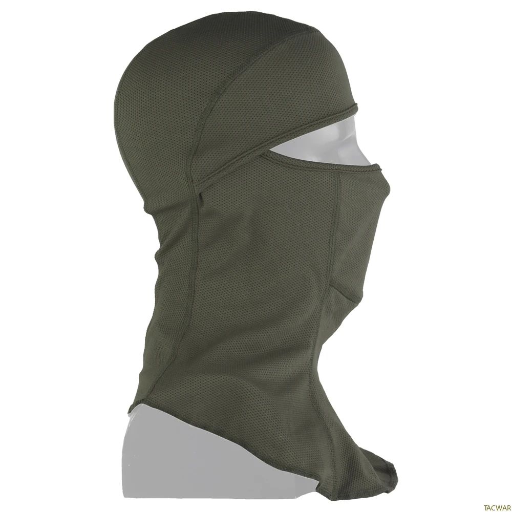 Pasamontañas transpirable de asalto táctico, máscara facial completa, cubierta elástica para la cabeza para Airsoft CS, Motocross, montar, Cosplay, caza - imagen 4