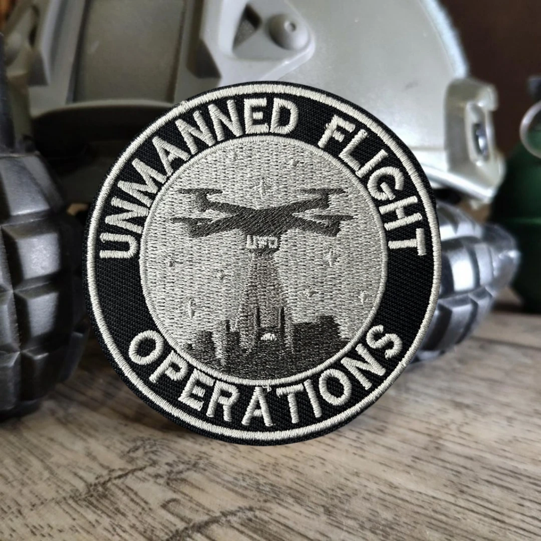 Parche táctico de moral de Dron OVNI, brazalete militar, parches de gancho y bucle bordados de extraterrestre Xfiles para ropa, pegatina para mochila - imagen 5