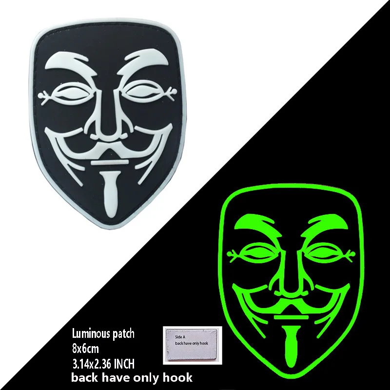 Vendetta Parche táctico bordado para mochila y brazalete con velcro - imagen 5