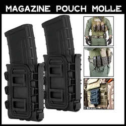 Portacargador táctico MOLLE extracción rápida para fusil AK AR