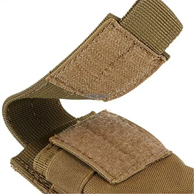 Molle táctico de 12,5x5x2,5 cm, Kit de viaje portátil, bolsa de linterna, táctico, Unsex, MOLLE, bolsa de un solo Mag, cinturón, paquete de cintura - imagen 2