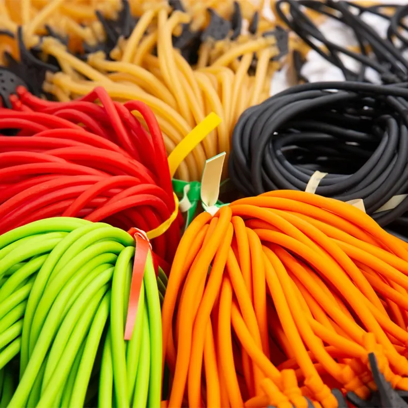 Tirachinas de látex Natural, catapulta, parte elástica, equipo elástico, banda de tubo de goma para tiro con tirachinas y caza, 3 uds. - imagen 3