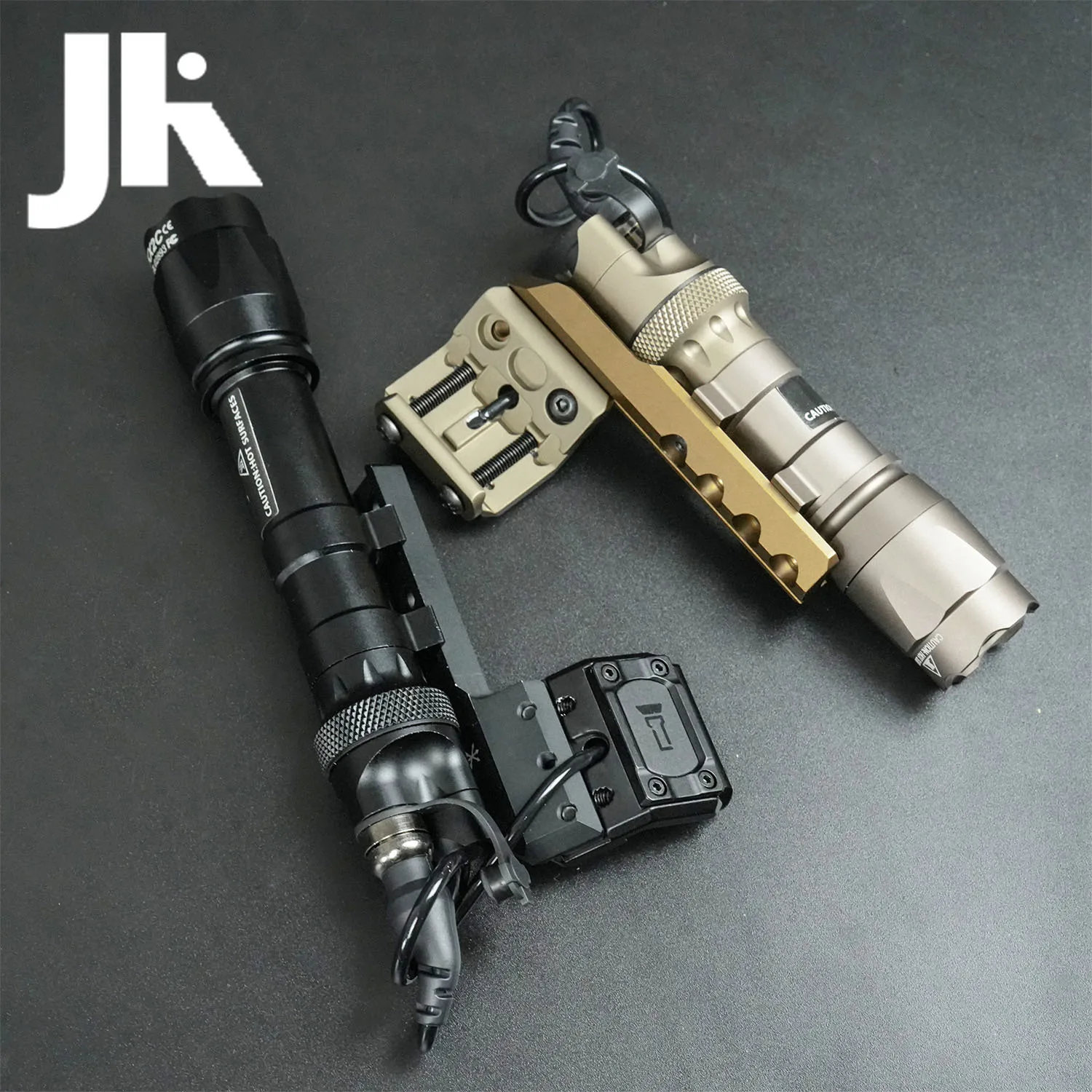 Linterna táctica SF M300C M600C equipada con interruptor de función dual, interruptor de presión Modbutton y soporte de extensión al bies - imagen 2