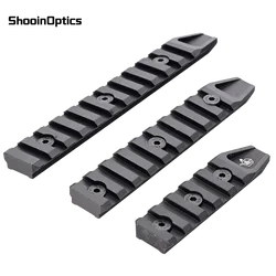 Base de montaje KeyMod de aluminio con riel Picatinny de 20 mm para dispositivos tácticos de luz y láser