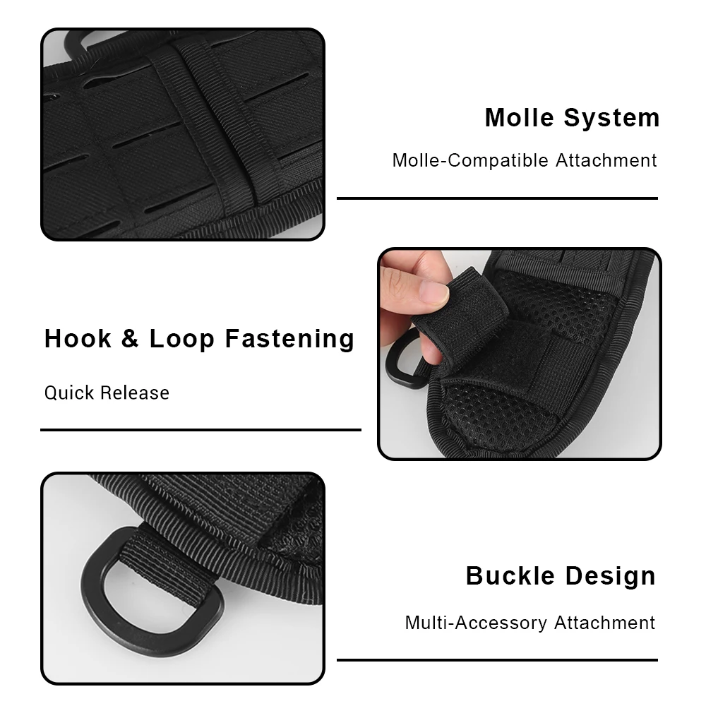 Cinturón táctico Molle de liberación rápida, cinturones reforzados de alta resistencia, cinturón de utilidad de combate y Paintball para aplicación de la ley - imagen 3
