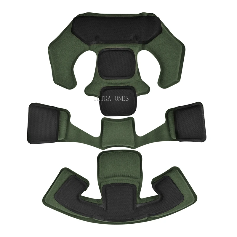 Kit de acolchado interior para casco Tacitcal, almohadillas protectoras suaves de espuma viscoelástica, forros de cojín de repuesto para accesorios para casco Wendy FAST - imagen 3
