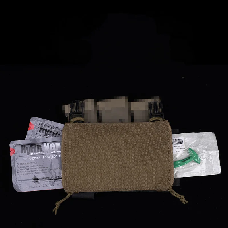 Bolsillo interno colgante para el pecho táctico, correa para el pecho, bolsa integrada, aparejo para el pecho, bolsa de gestión multiusos - imagen 3