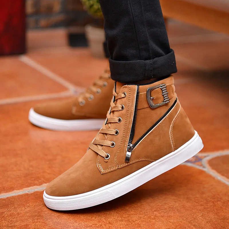 Zapatos altos para hombre, zapatos de plataforma de diseñador transpirables y cómodos de verano 2026, zapatillas informales de moda para hombre, zapatos planos para exteriores - imagen 4