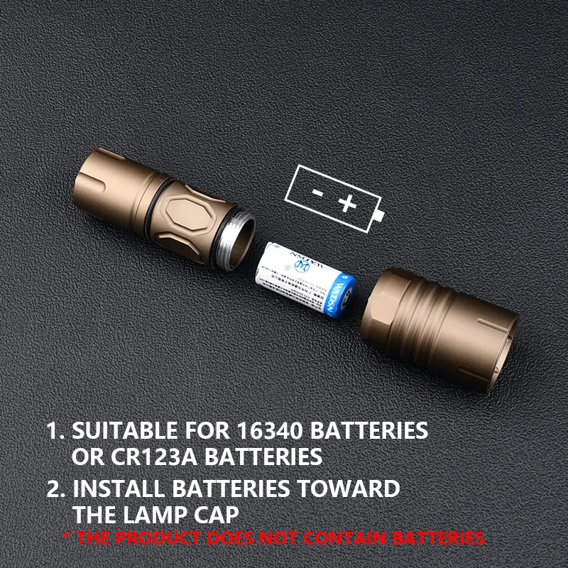 WADSN-linterna táctica de mano de Metal PLHv2, luz rápida para casco, 1000 lúmenes, luces para arma de Airsoft de caza, Clip deslizante rápido - imagen 2