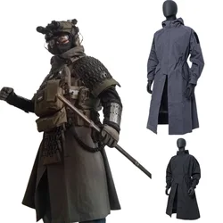 Chaquetón táctico largo ripstop de algodón, abrigo airsoft